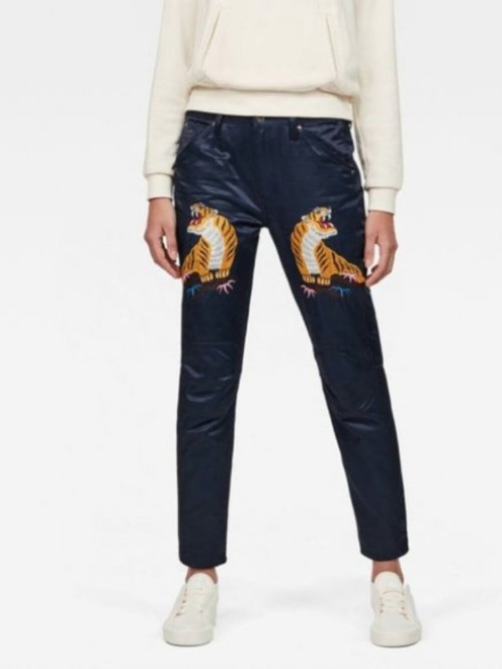 G-Star RAW x Pharrell Williams 5622 3D Mid Boyfriend Tiger Pants Size 27
